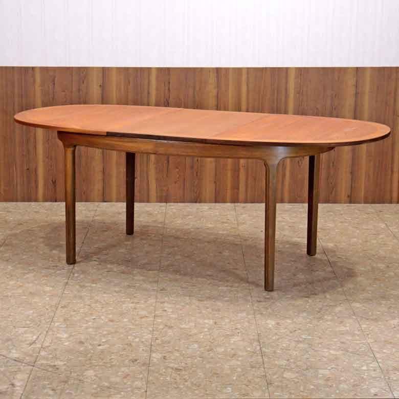 ダイニングテーブル 伸長式 イギリス ヴィンテージ ホワイトニュートン