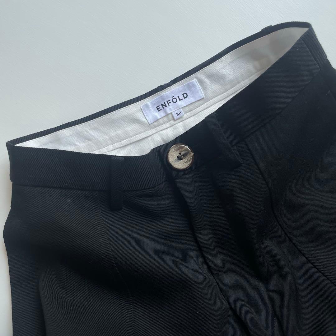 【美品】ENFOLD エンフォルド ワイド キュロット パンツ 春夏　4万