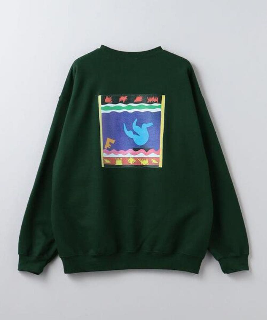 6(ROKU) HENRI MATTISE CUTOUT スウェット トレーナー