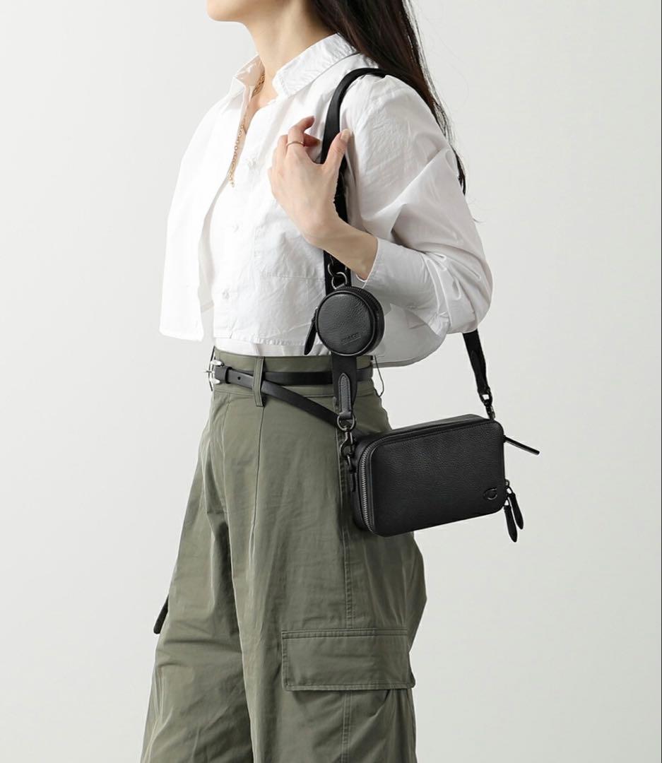 【新品】コーチ COACH ショルダーバッグCHARTER SLIM CC070