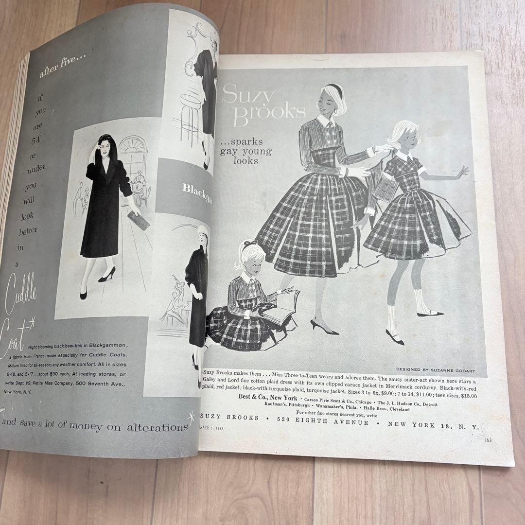 【洋書・希少】ヴィンテージ VOGUE 1956年9月号
