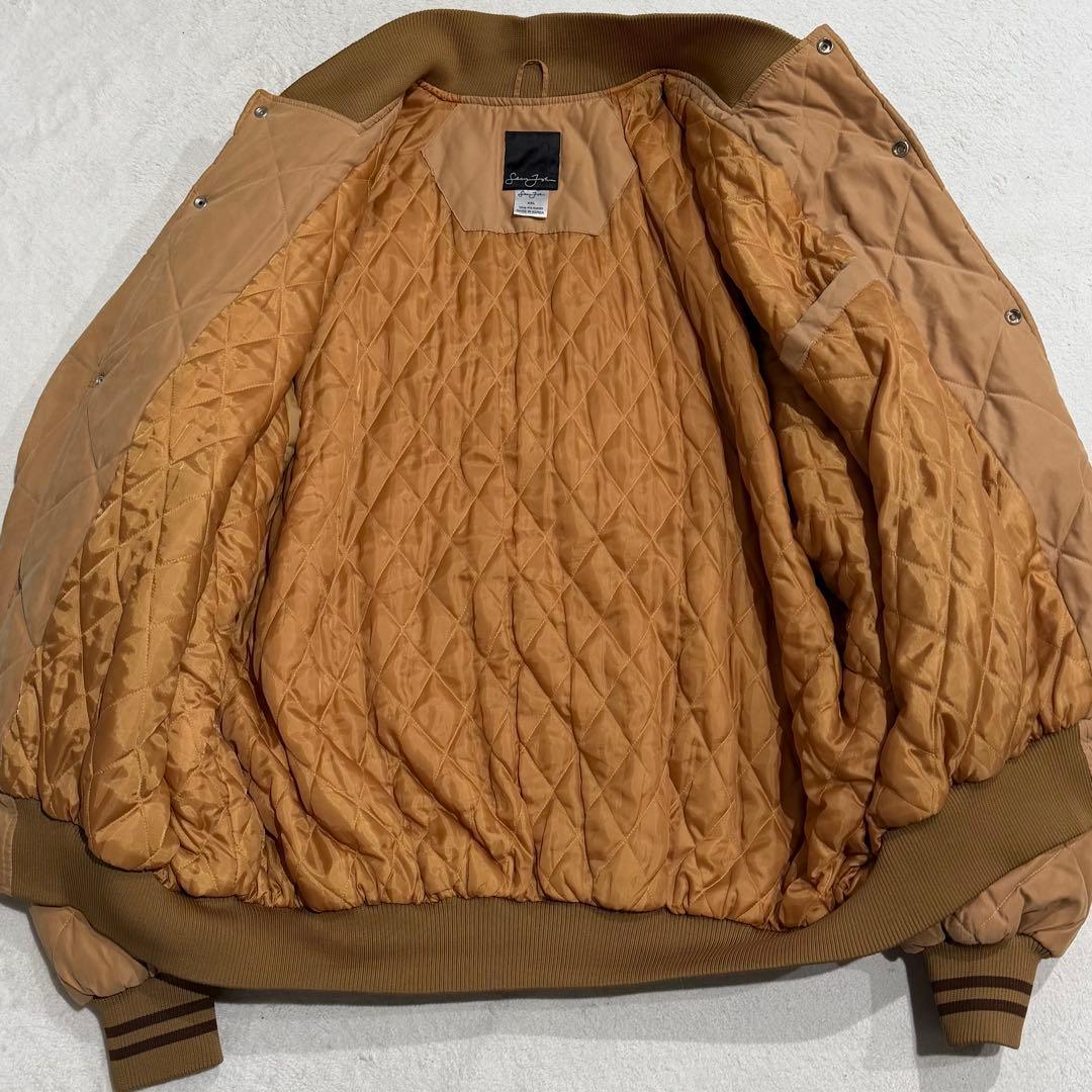 ショーンジョン　キルティングスタジャン　ワッペン　キャメル　キングサイズ　XXL