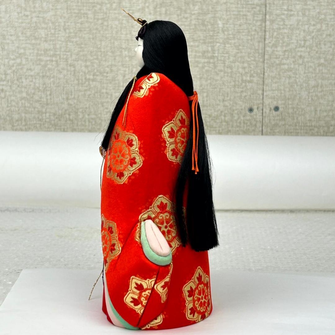 東玉　鈴木賢一作　江戸木目込雛人形　親王飾り　寿々喜雛　男雛と女雛の立ち雛　立雛