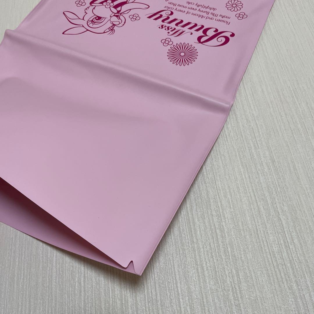 【匿名配送】Miss Bunny 書類ケース　マルチケースA4OK 昭和レトロ