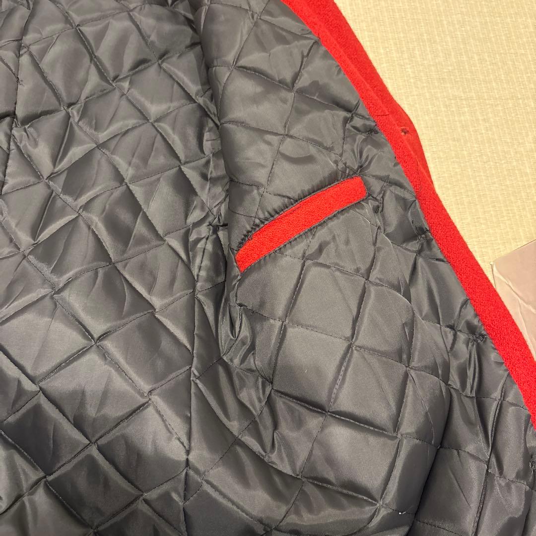 Sサイズ 90S アメカジ　ショット　メルトンピーコート 希少 赤