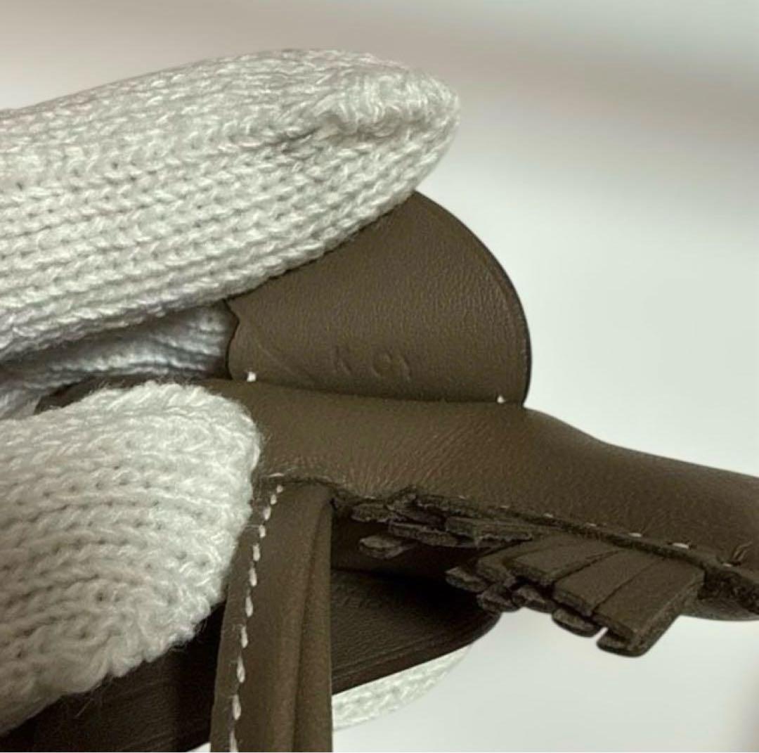 1/5迄 【新品未使用】HERMES ペガサス PM K刻印 エトゥープ