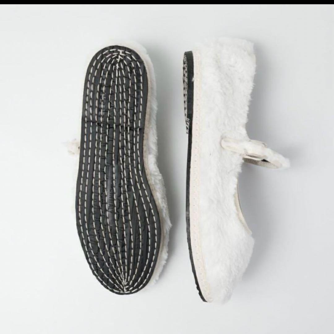 極美品　Sciuscia シューシャ　MARYJANE ファーシューズ　フラット