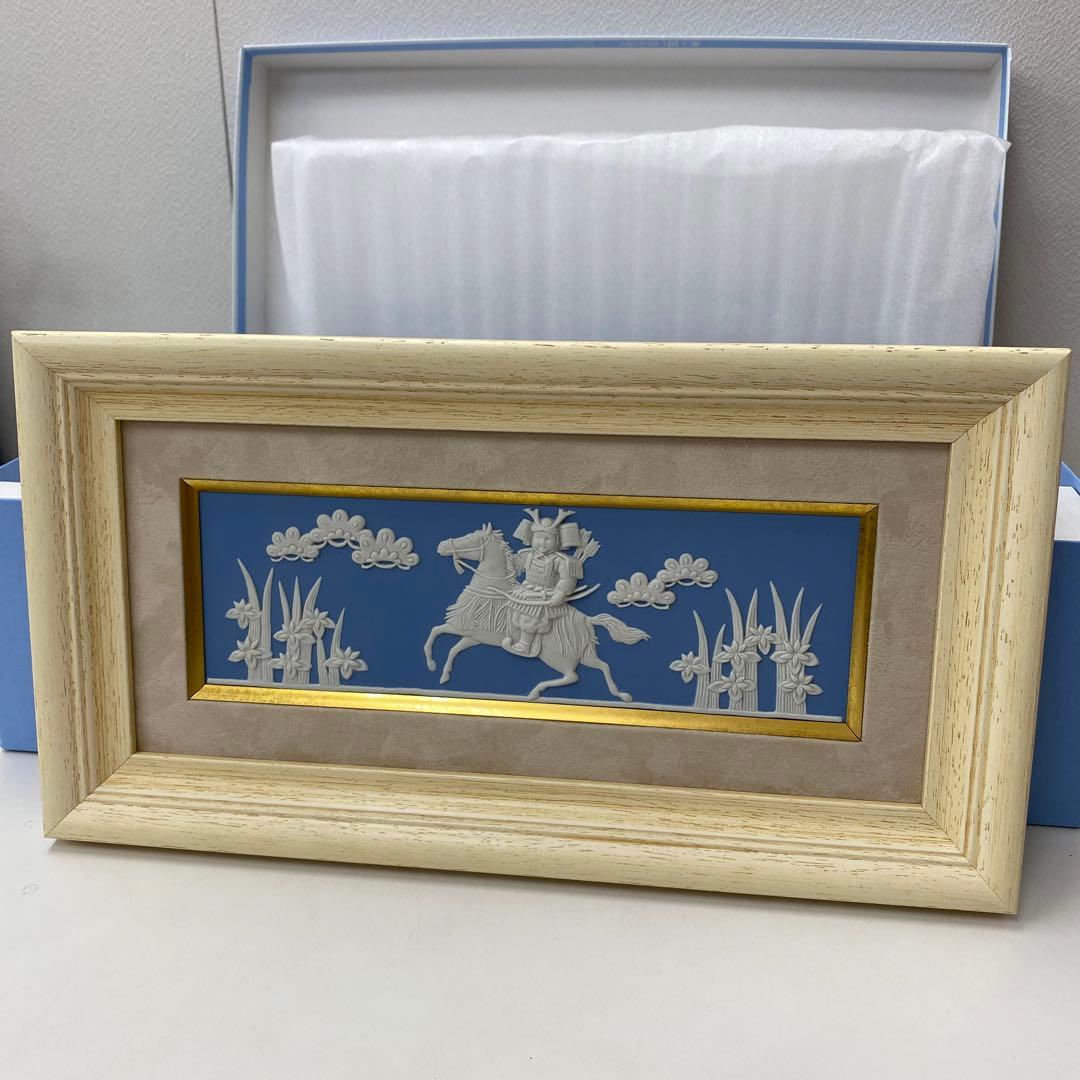 【美品】 リトルサムライ　プラーク　木製フレーム　ブルー