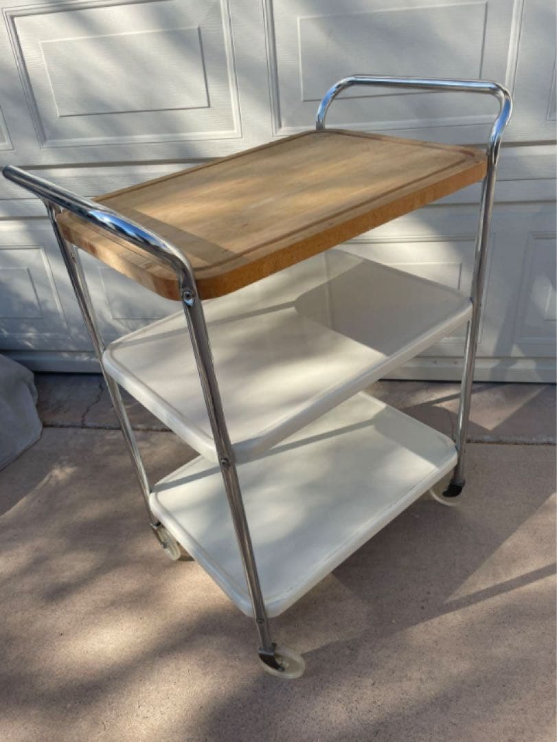 ビンテージ、コスコ社製、キッチンカート、ミッドセンチュリー、cosco、ワゴン