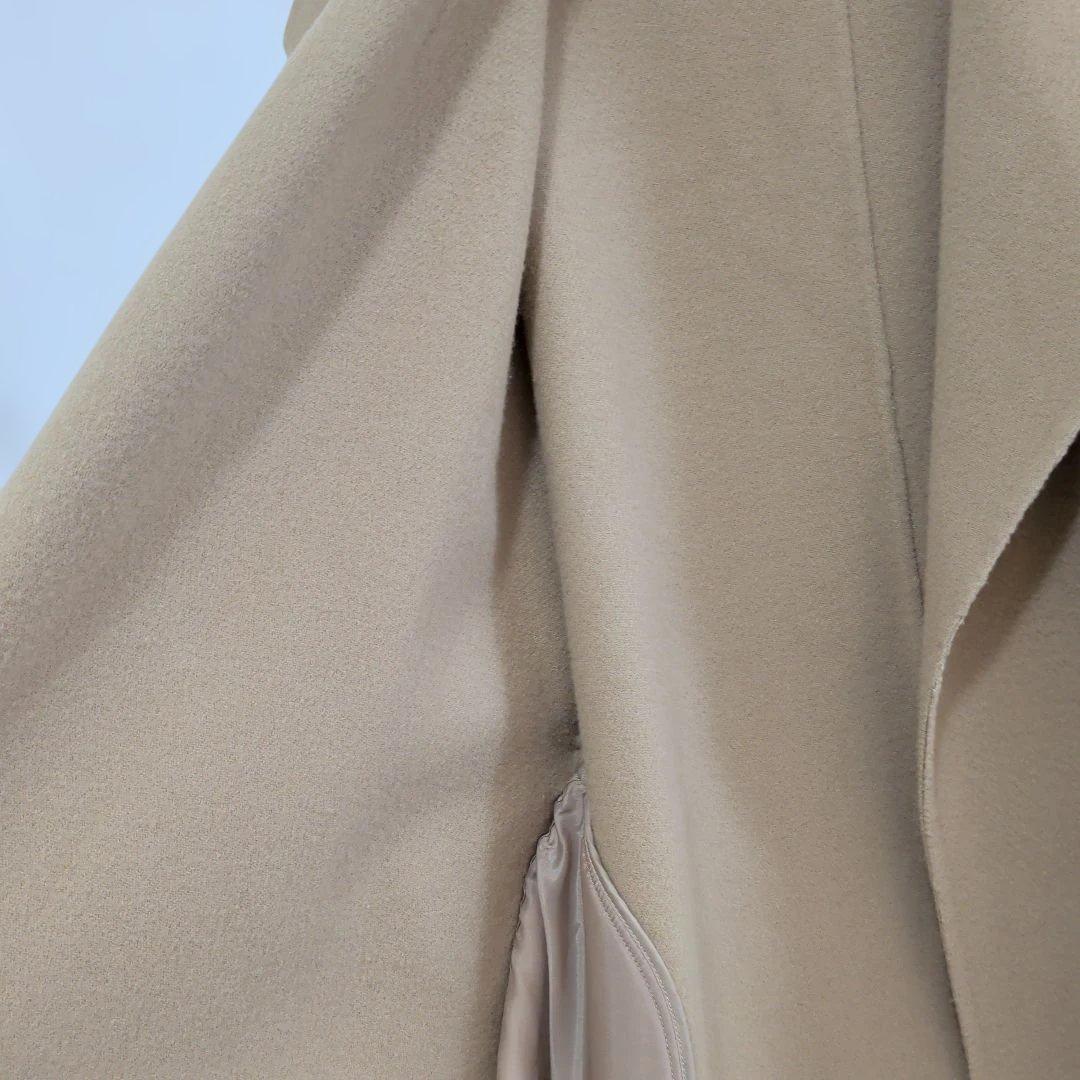 ビッグカラーリバーコートMサイズ キャメル ベージュ