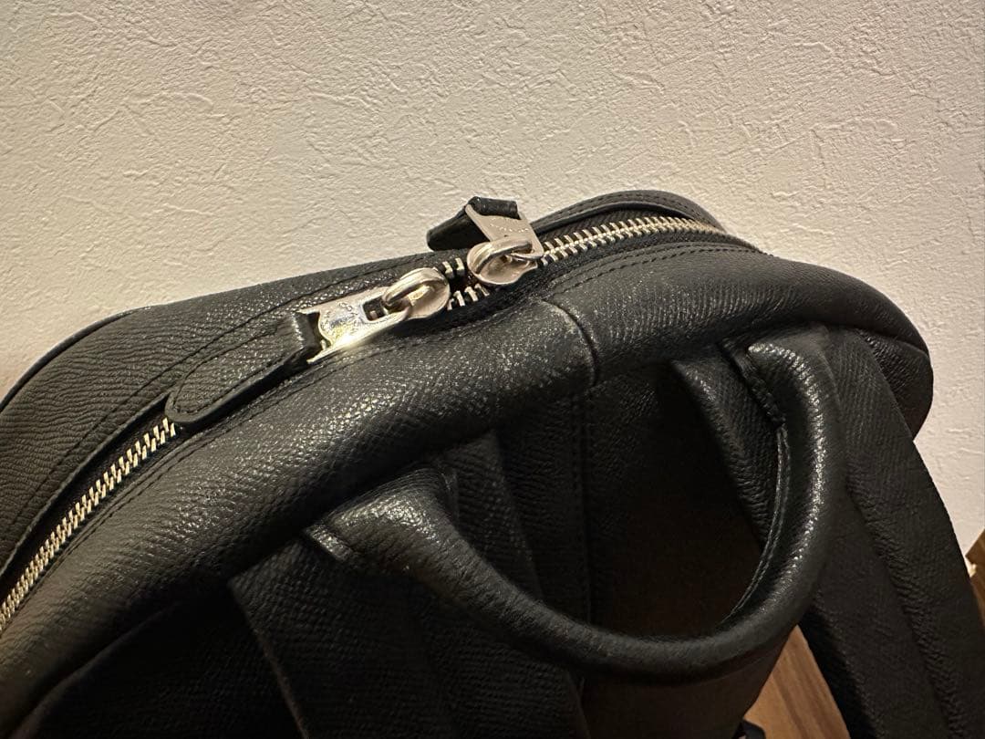 【ハツ】COACH(コーチ)ブラックレザーリュック 本革