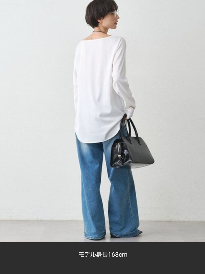 LOUNGEDRESS　サテンロンTブラウス