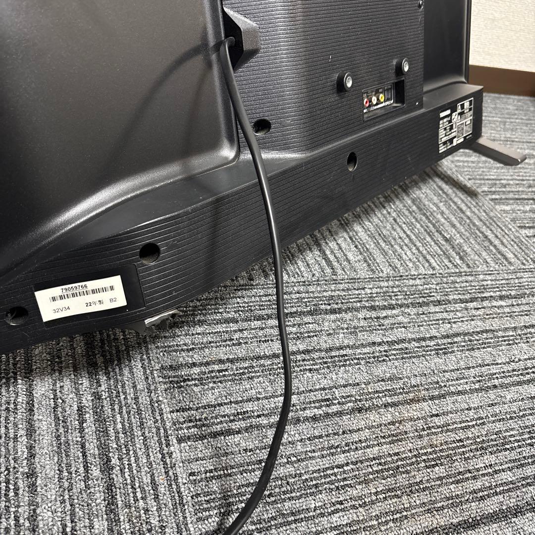 【格安‼️】22年製 東芝32インチ　液晶テレビ 32V34 ネット動画対応