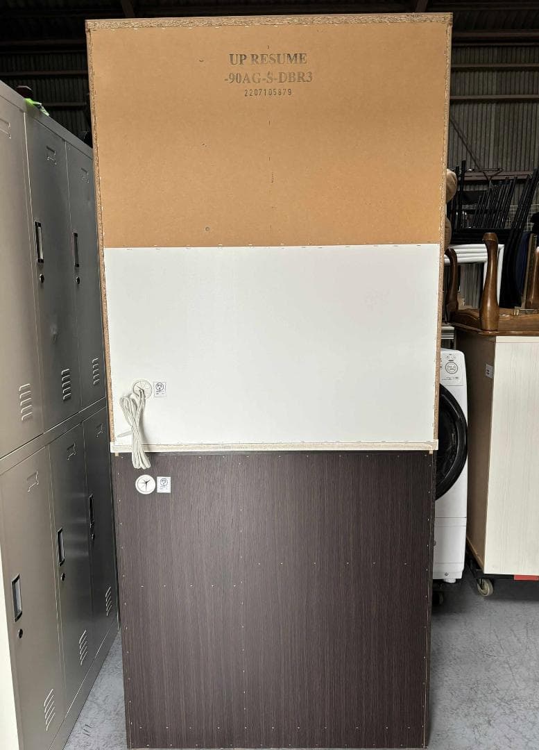 NITORI レジューム キッチンボード 、食器棚 幅90cm Used/美品