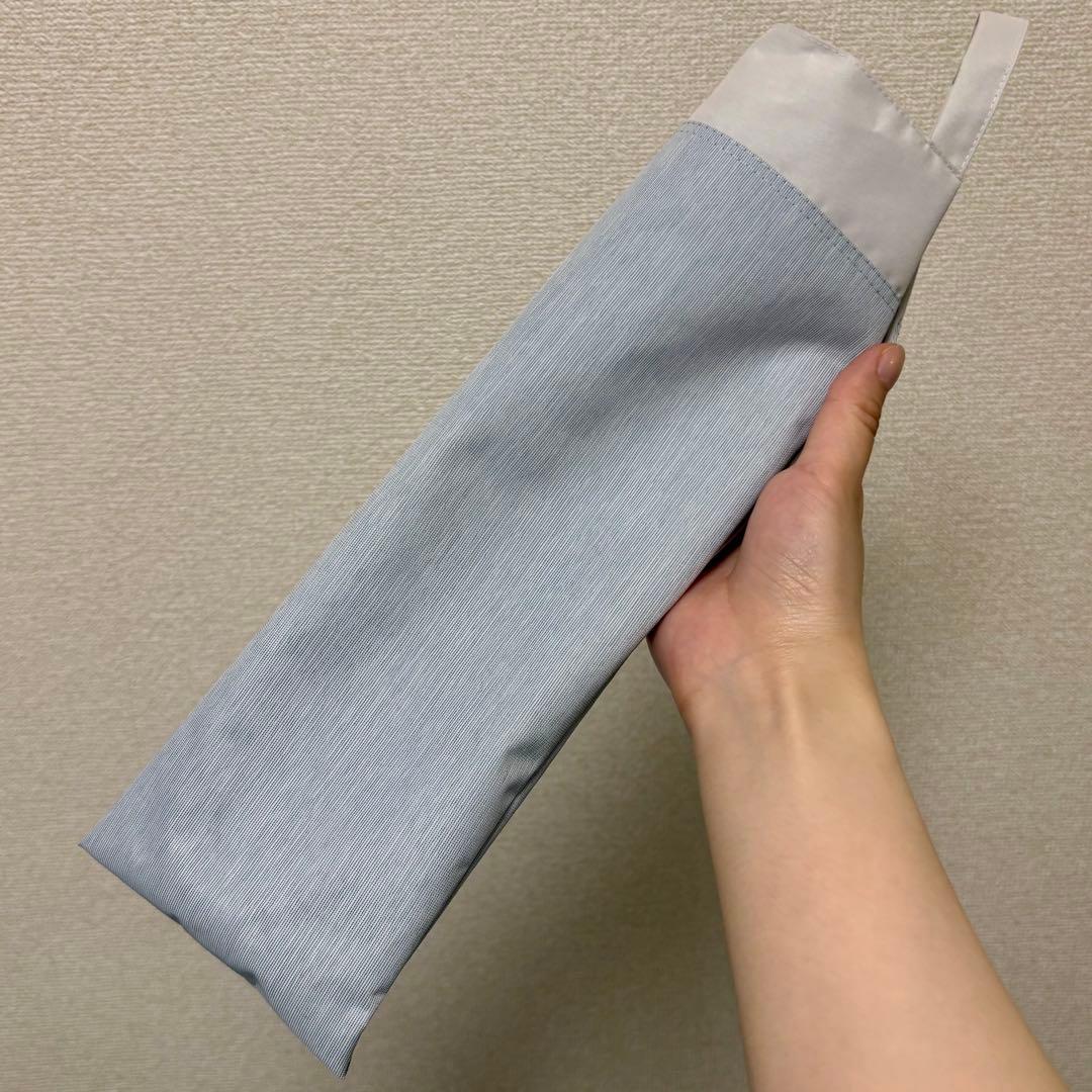 専用【美品・定価14,630円】サンバリア100 日傘 2段折 ブルー