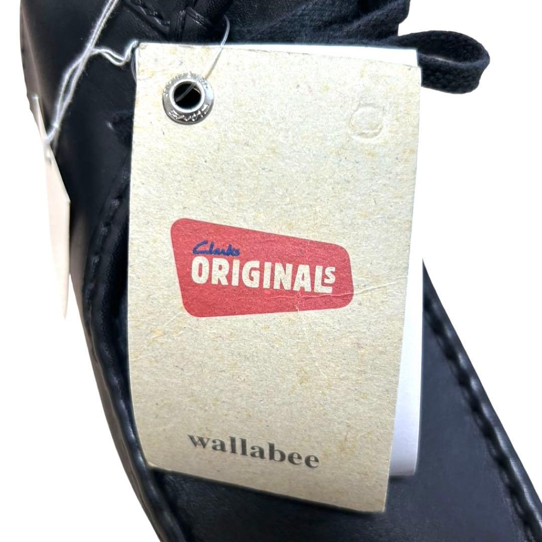 miesvdr Clarks ワラビーブーツ　レザー　ブラック　25.5㎝