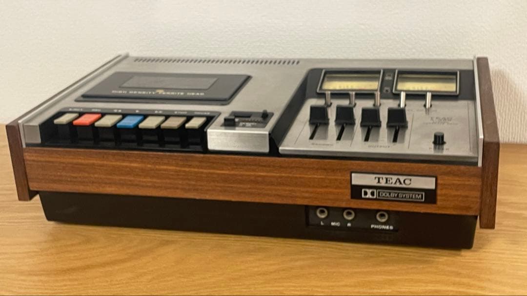 【音出•録音確認済】TEAC A-360 カセットデッキ