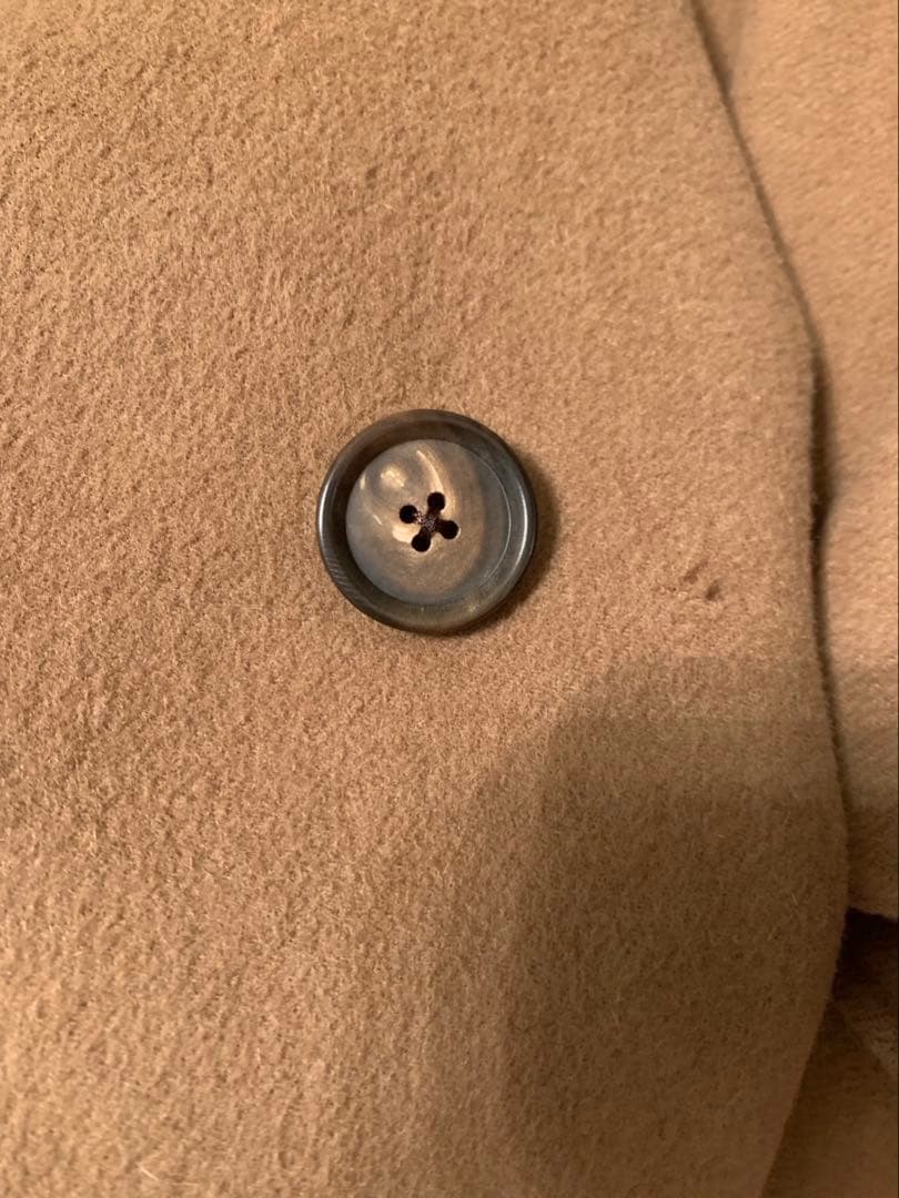 S Max Mara エスマックスマーラ ダブルブレスト ピーコートキャメル