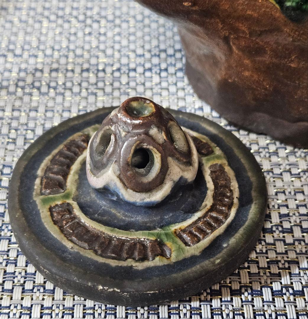 古琉球系　鉄釉　緑釉　青釉　急須　酒次 花入　オブジェ　酒器　カラカラ　壺屋焼