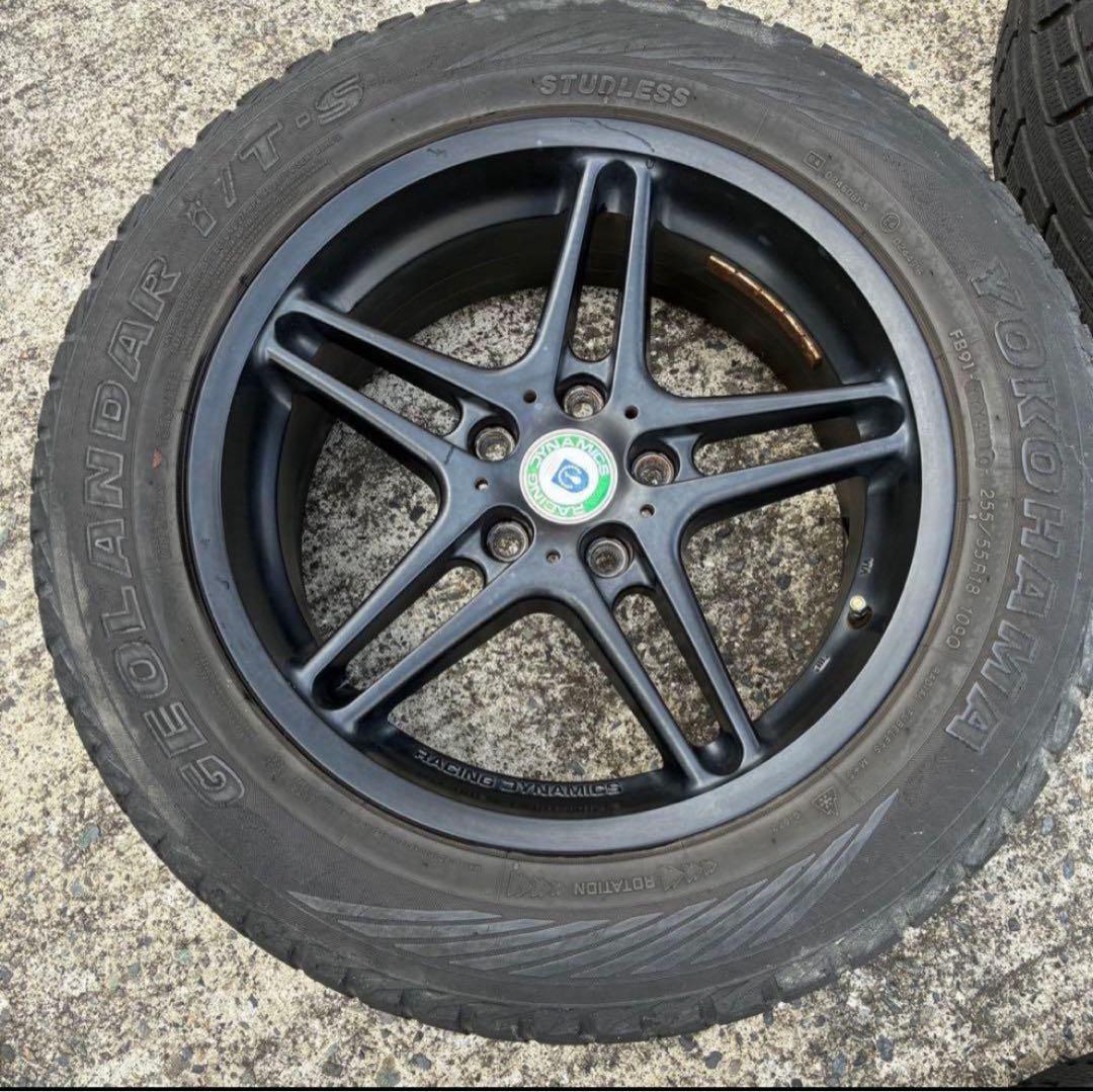 Racing Dynamics マットブラック18インチPCD120 4本