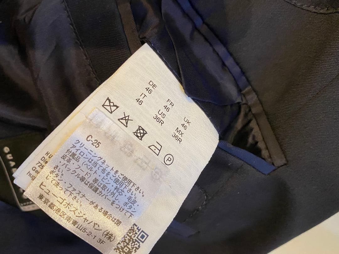 48時間限定SALE★美品 BOSS メンズブラックネイビー スーツ 表参道