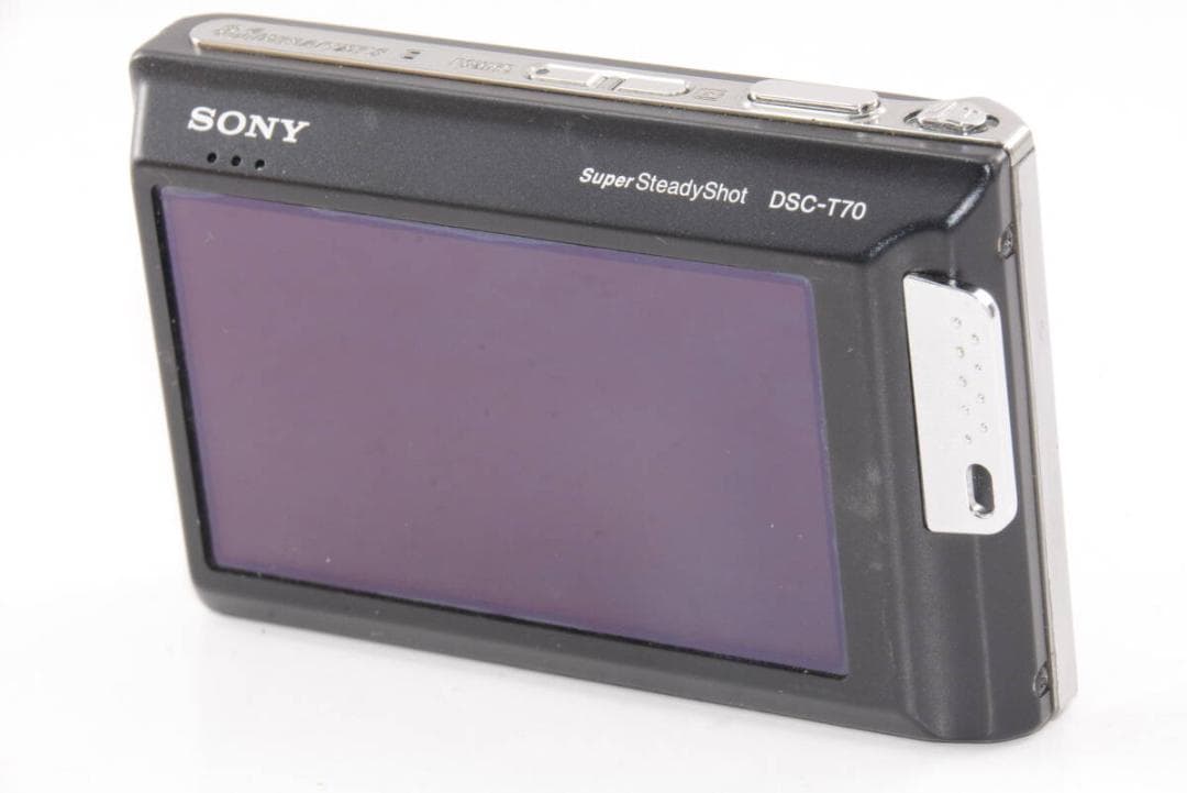 希少! SONY Cyber-shot DSC-T70 ブラック コンデジ
