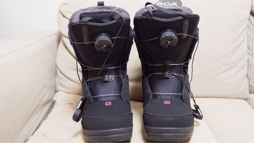 最終値下げ!未使用 Salomon スノーボードブーツ BOAシステム ブラック