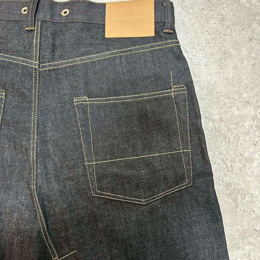 フミト ガンリュウ デニムサルエルパンツ オーガニック