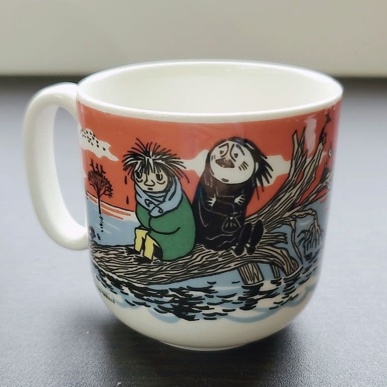 アラビア 【ムーミンチルドレンセット 】「ムーミン谷の夏まつり」 廃盤　希少