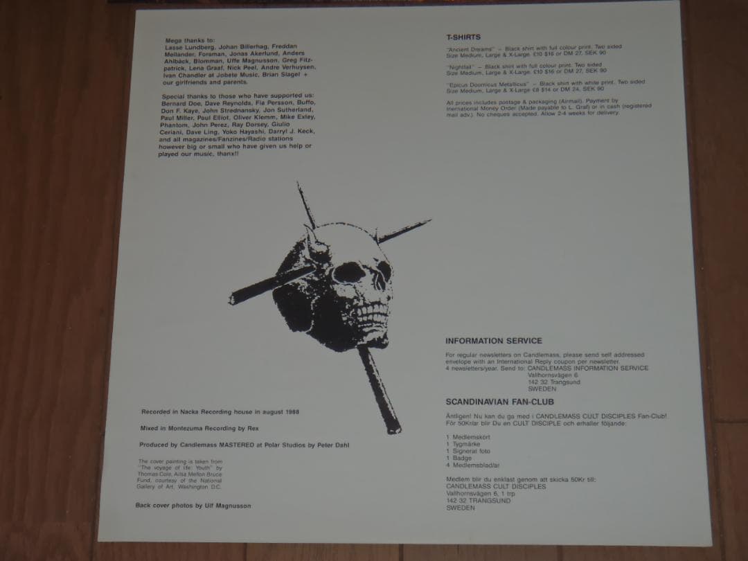 Candlemass　Ancient Dreams　輸入盤レコード　ハードロック