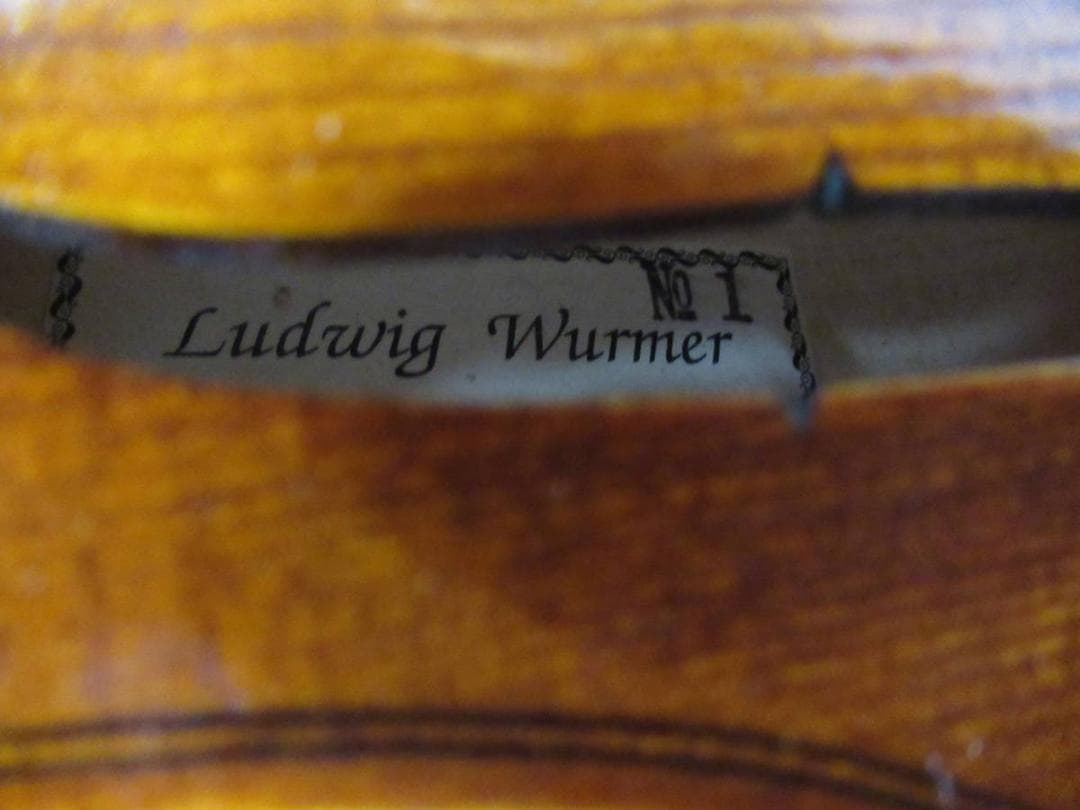 【送料込み】Ludwig Wurmer NO.1ルートヴィヒ・ヴルマーバイオリン