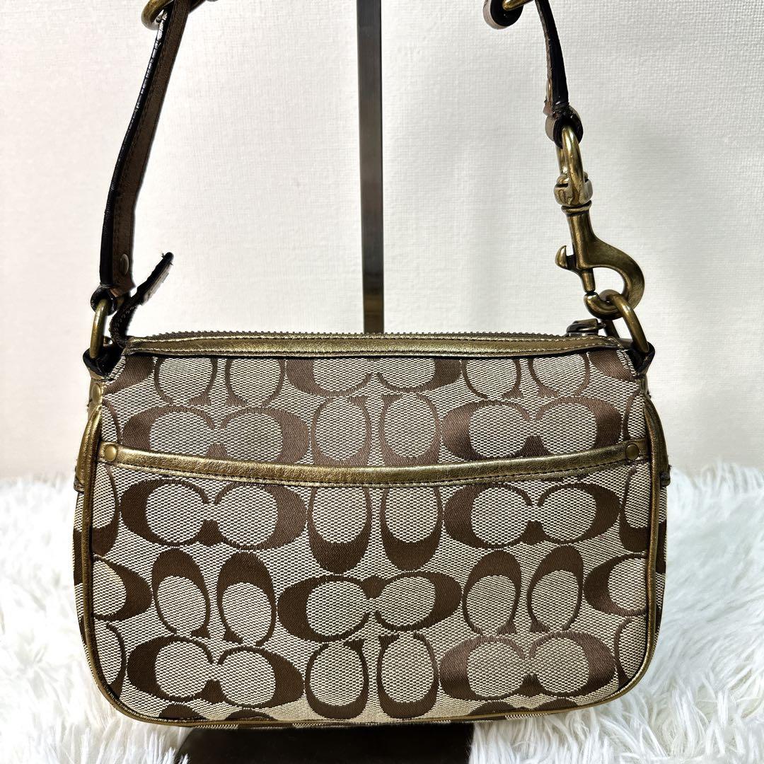 希少・限定版 COACH Signature 2004秋 GOLD SOHO