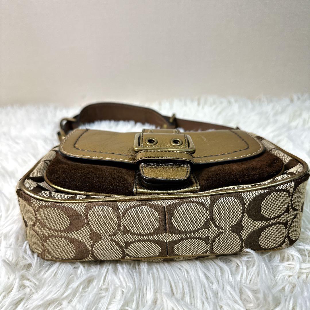希少・限定版 COACH Signature 2004秋 GOLD SOHO