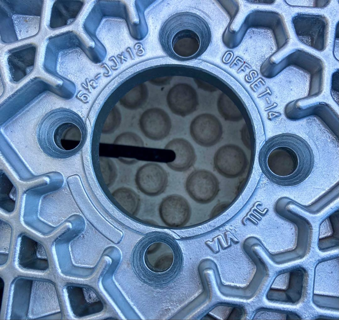 送料無料！WEDS メッシュ13インチホイール 4個セットヨーロピアン1