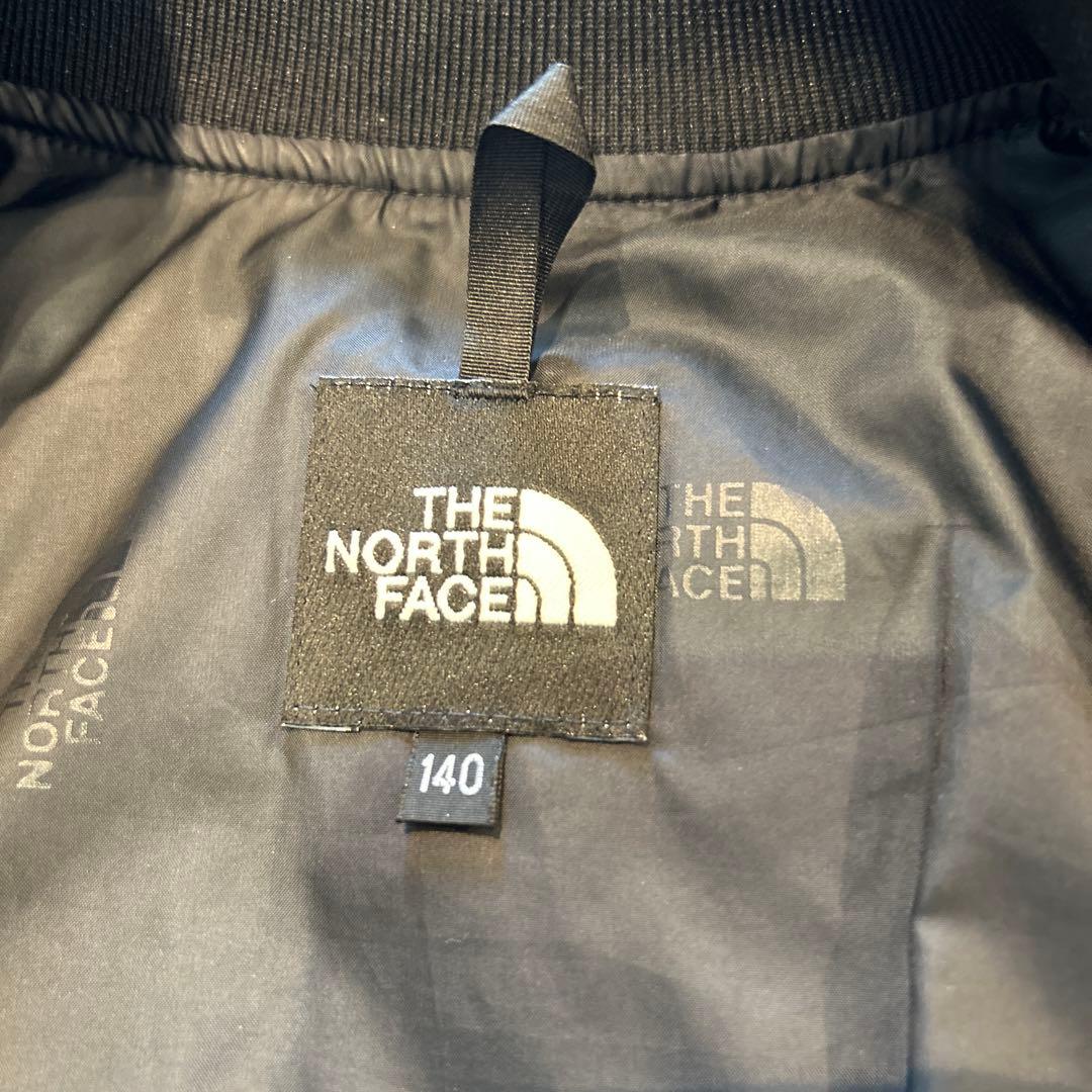 ノースフェイス　キッズ　キルティングジャケット　黒　140 ブルゾン