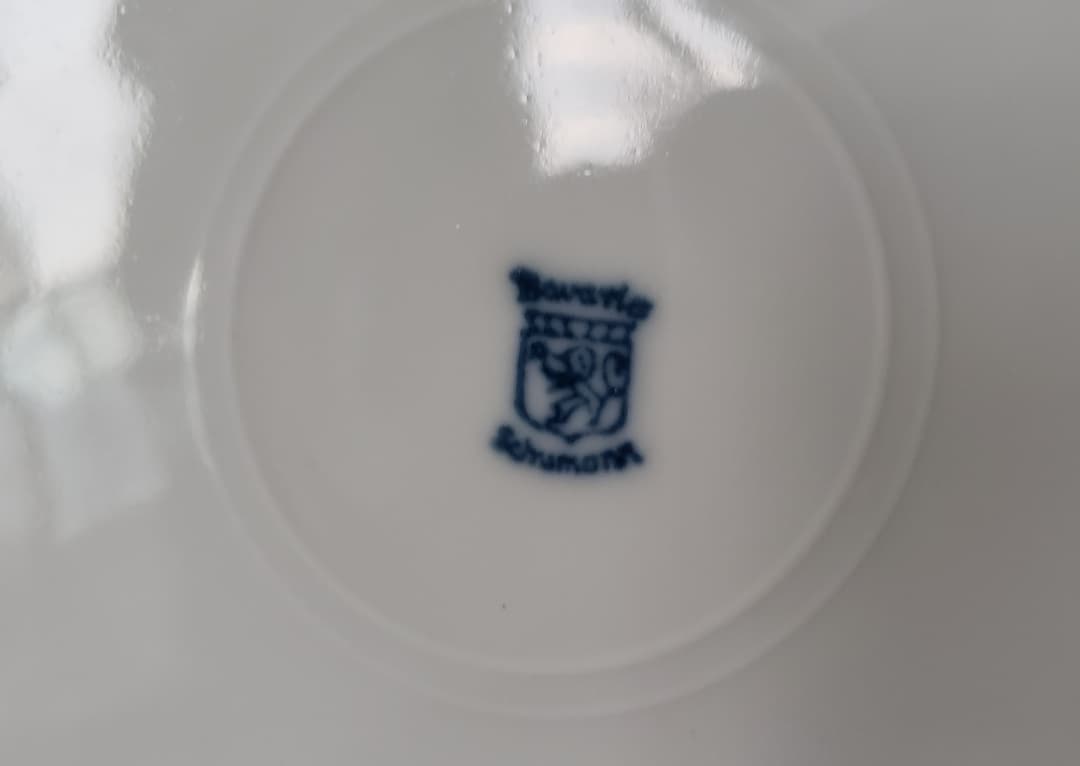 シューマン 希少 ババリア ドレスデン フラワー ピアス プレート