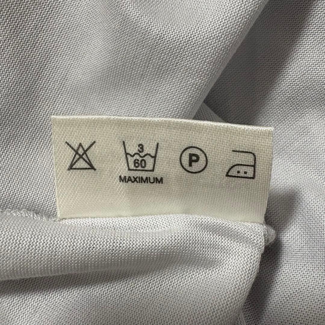 エルメス HERMÈS マルジェラ期 半袖シャツ カットソー 袖ロゴ 刺繍