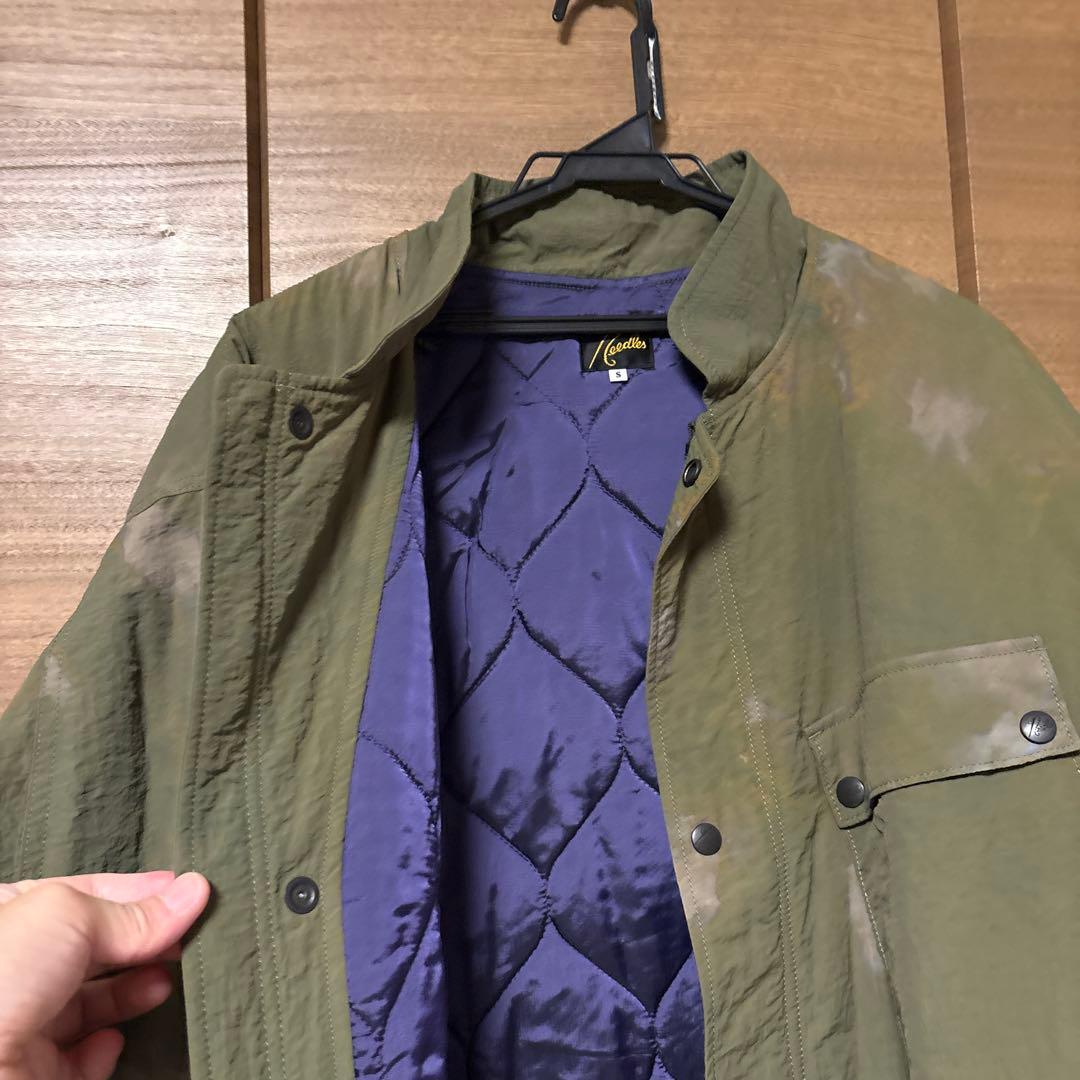 u*8様 Needles モッズコート Sサイズ オリーブ ブリーチ