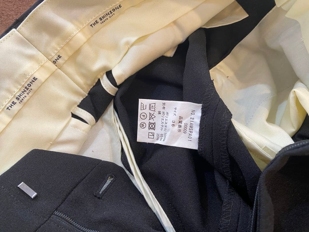 SHINZONE シンゾーン CHRYSLER PANTS ブラック