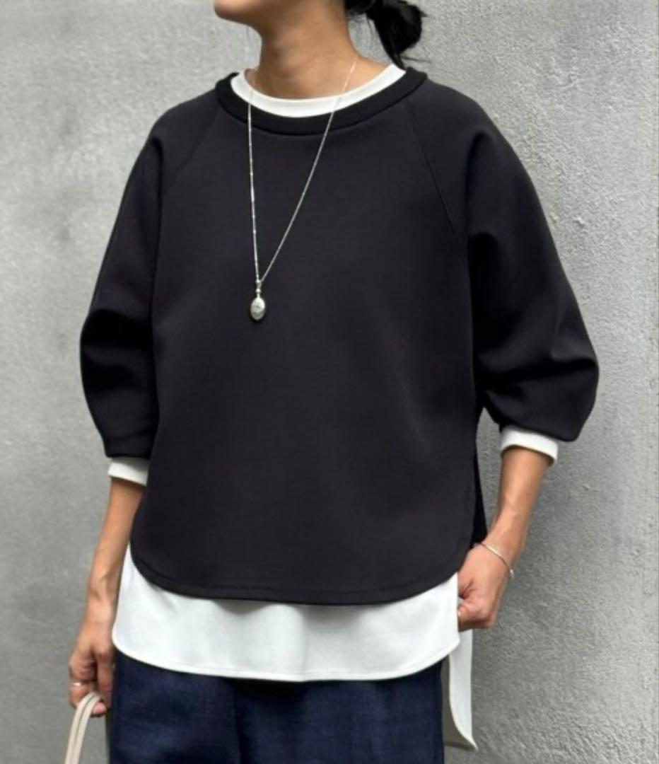 ビアズリー★ ダンボールサークルプルオーバー　ブラック