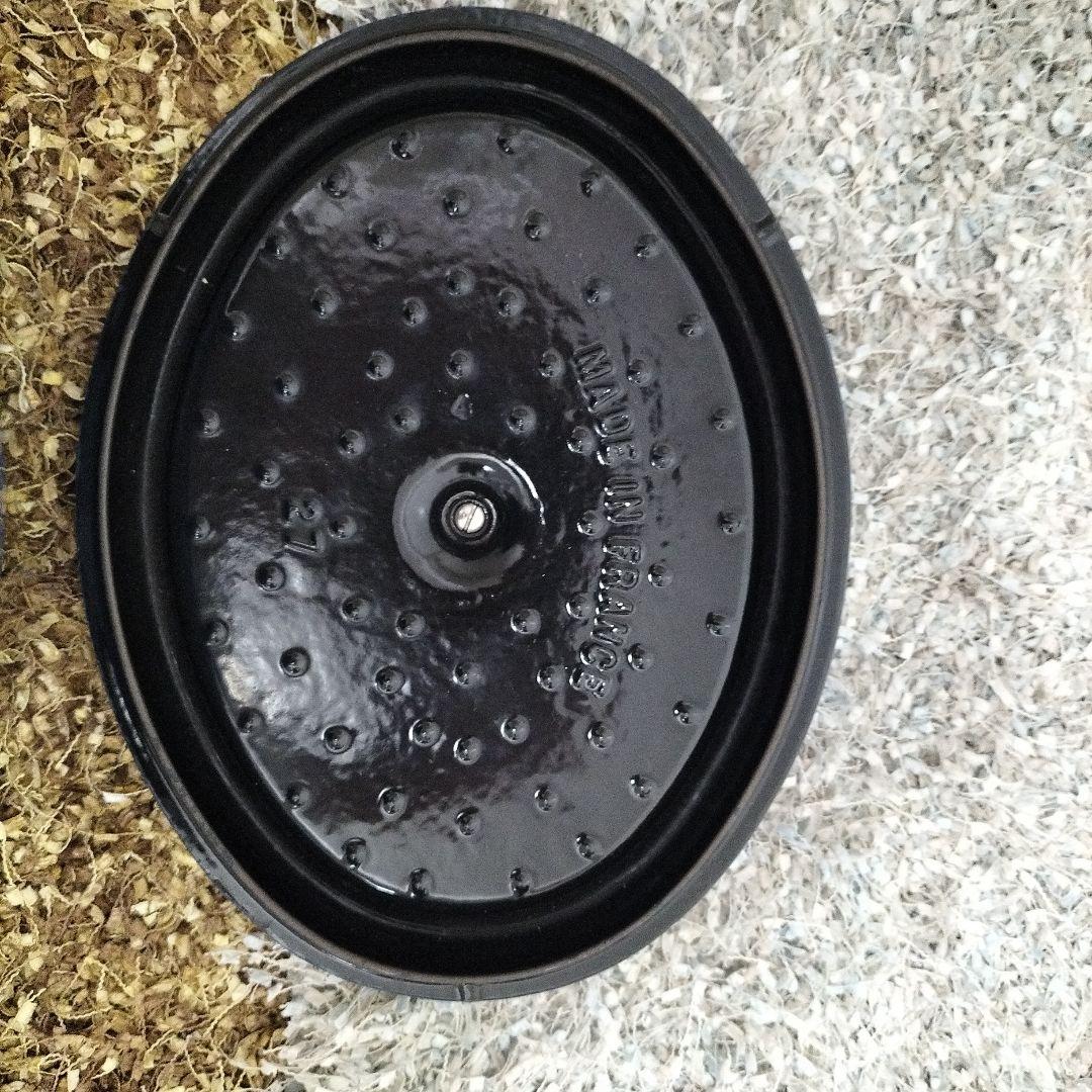 ストウブ　限定色　ブルー系　ココットオーバル　27cm　鍋　STAUB