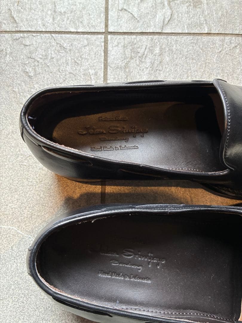 JALAN SRIWIJAYA 黒 タッセルローファー UK8.0 ダイナイト