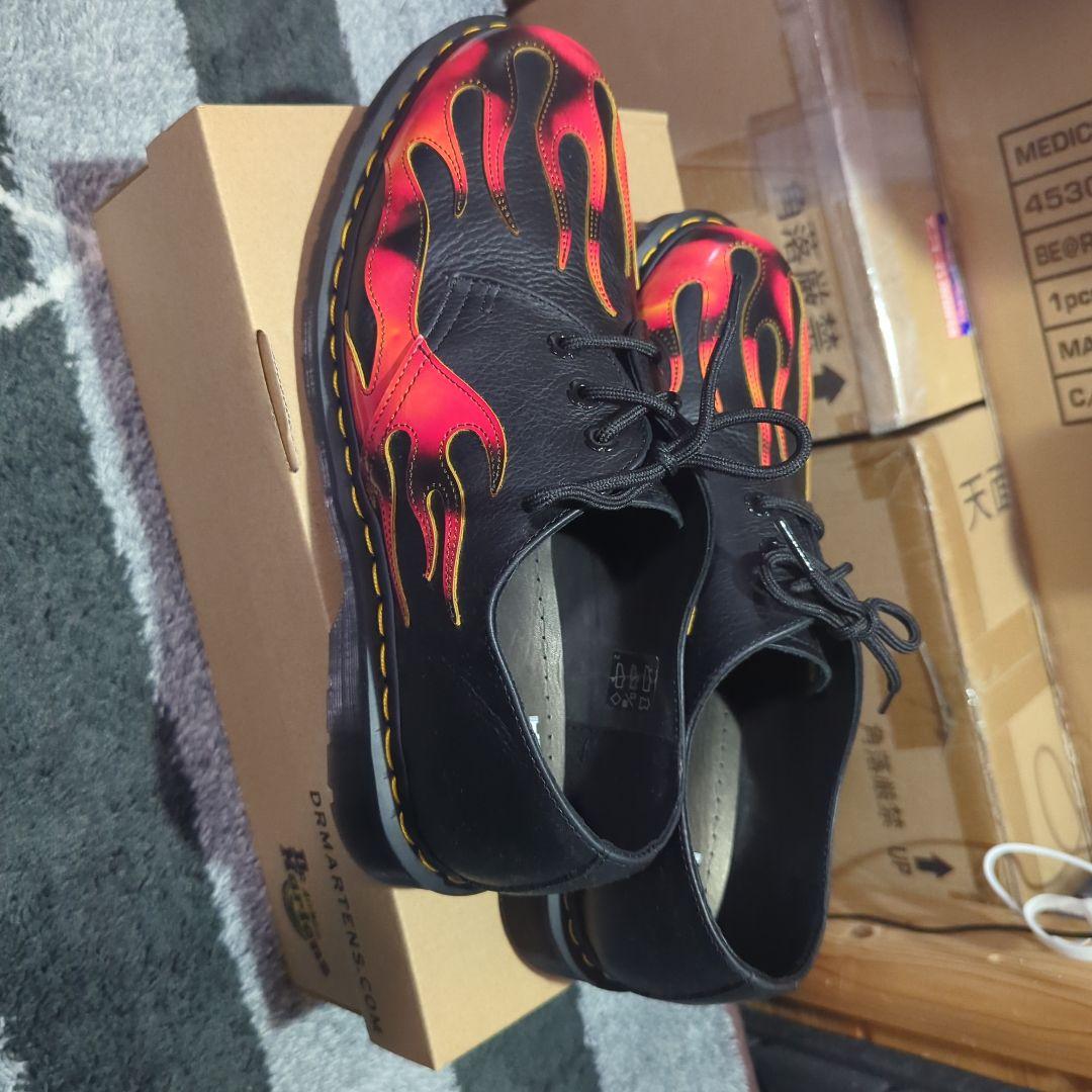 ドクターマーチン 1461 FLAME 3 ホール シューズ フレイム 29cm