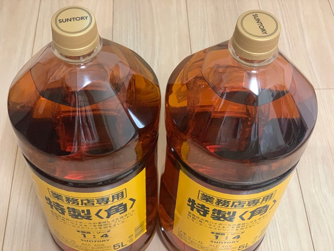 【特別価格早い者勝ち】 サントリー 角 特製 業務用ウイスキー 5L 2本