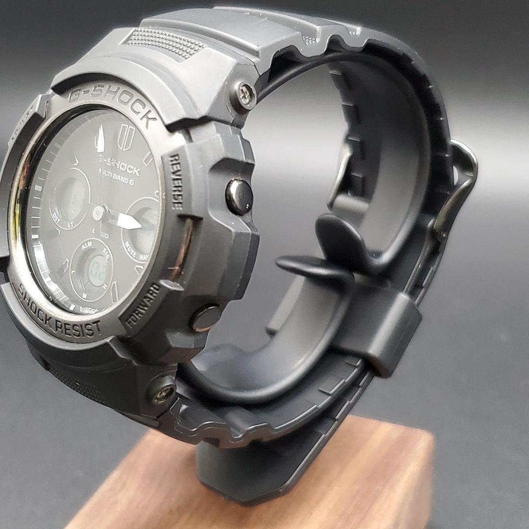 稼働品 G-SHOCK カシオ タフソーラー 電波 黒 メンズ