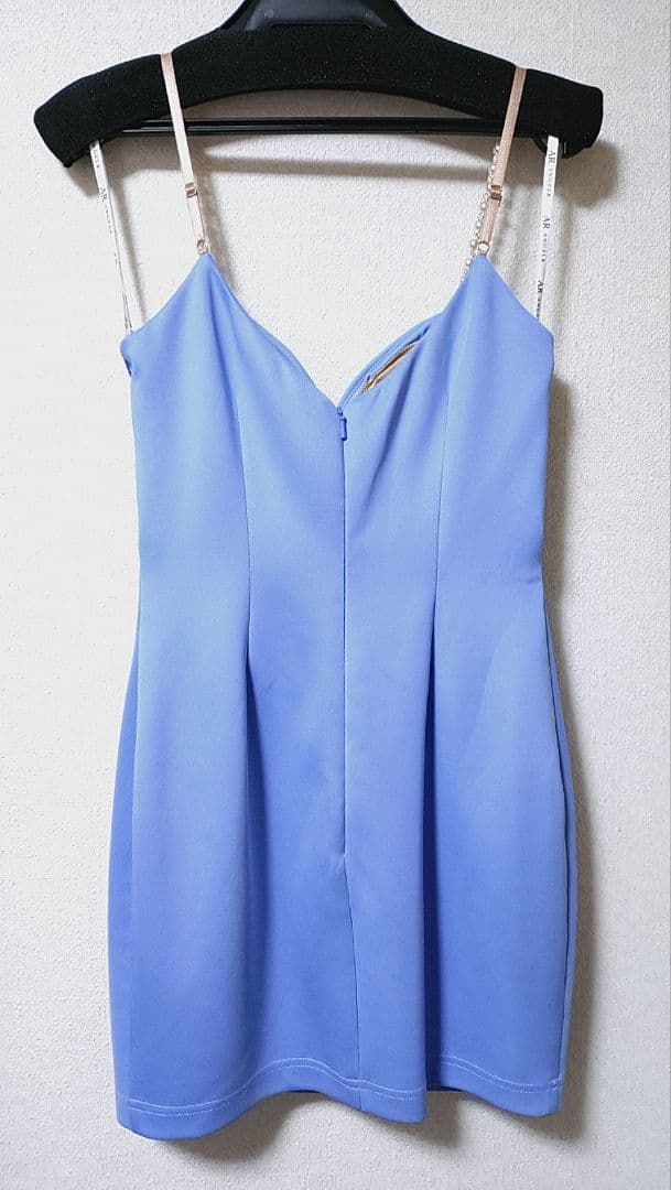 【エンジェルアール】アッパーフラワーレース パールチェーンマイクロミニドレス