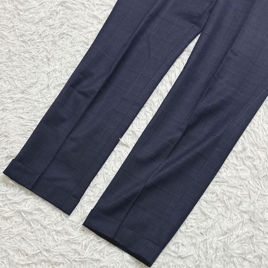 ✨美品✨　タカキュー　スーツ　３ピース　ネイビー　グレンチェック　170　AB