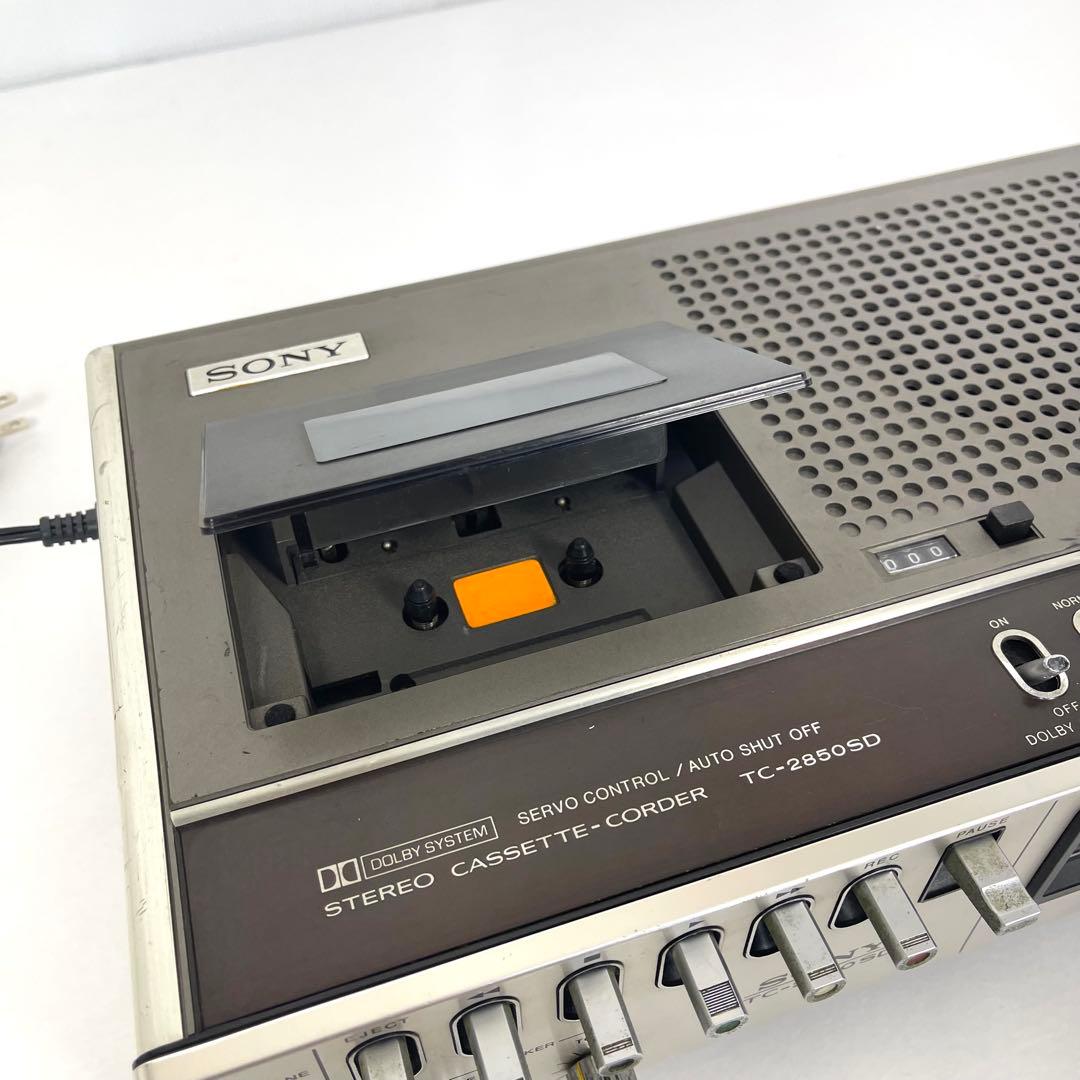 SONY TC-2850 SD カセットレコーダー　デンスケ 動作品