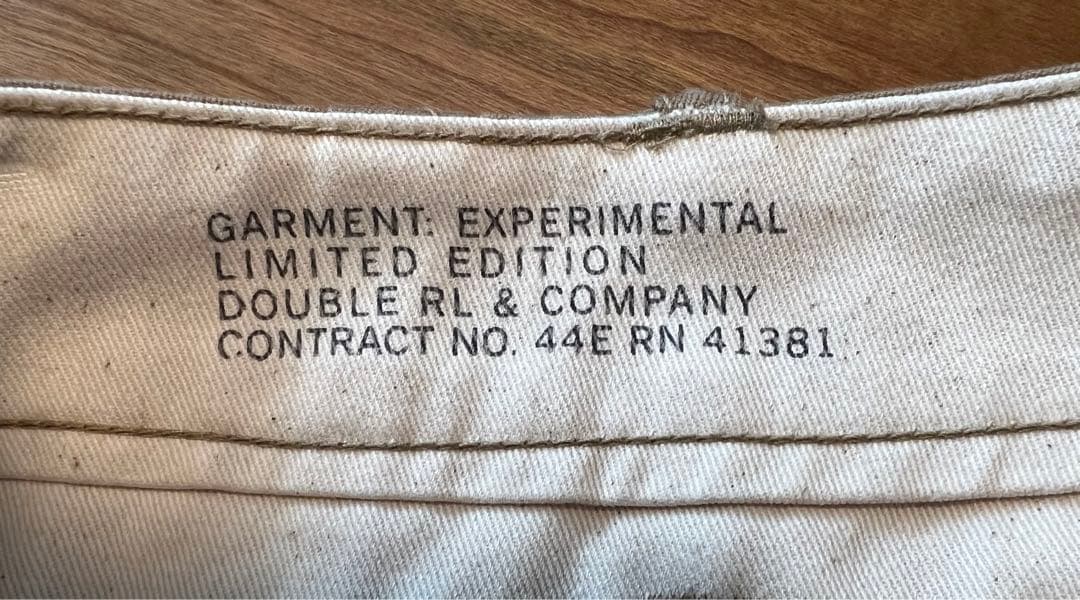 【超美品】RRL(ダブルアールエル) リミテッドエディション チノパン