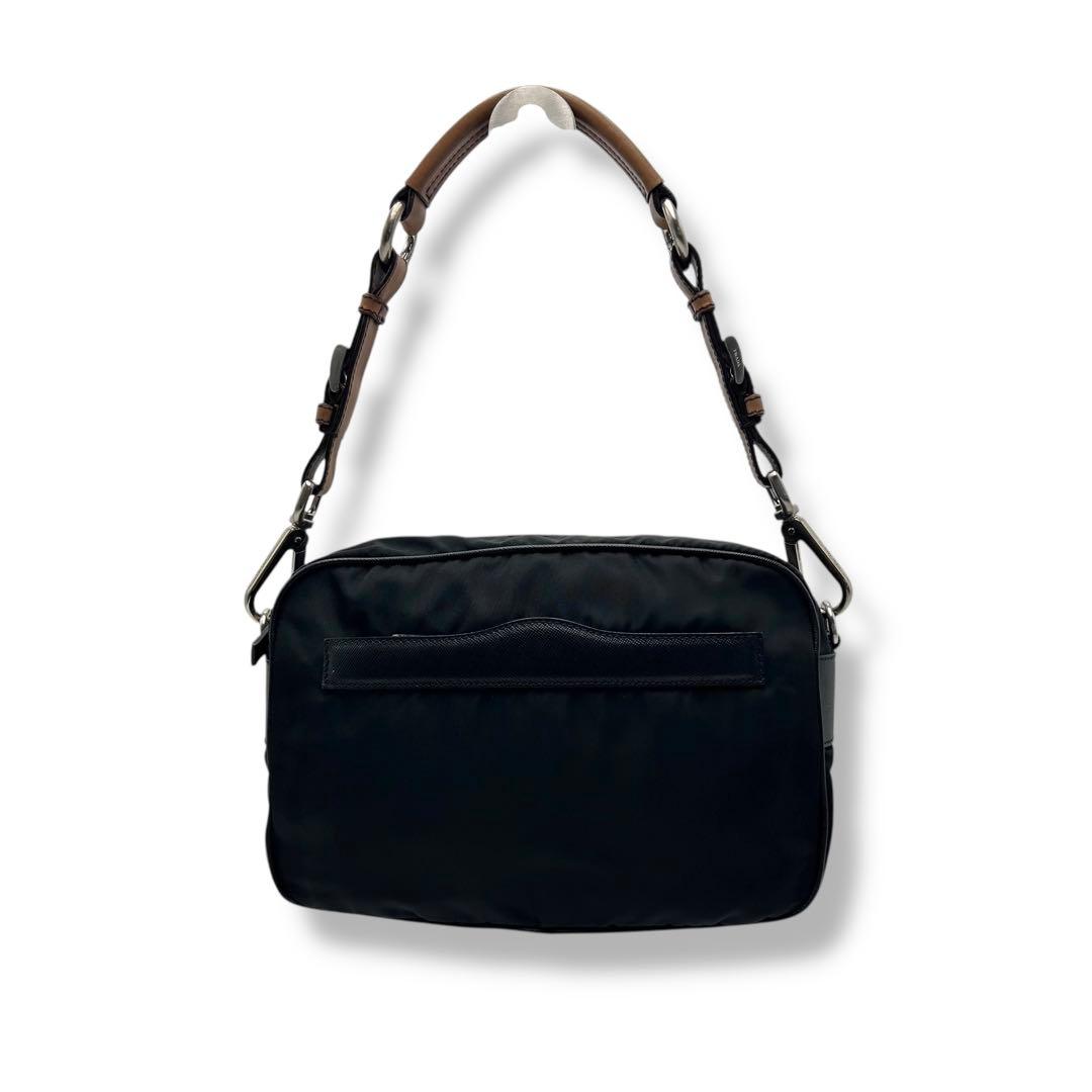 美品 PRADAプレート バッグ ナイロン archive BR2079 Y2K